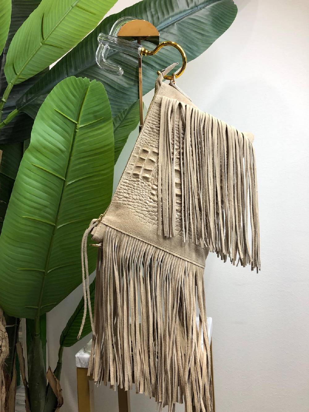 Le Chicche Tracolla Frange Pelle