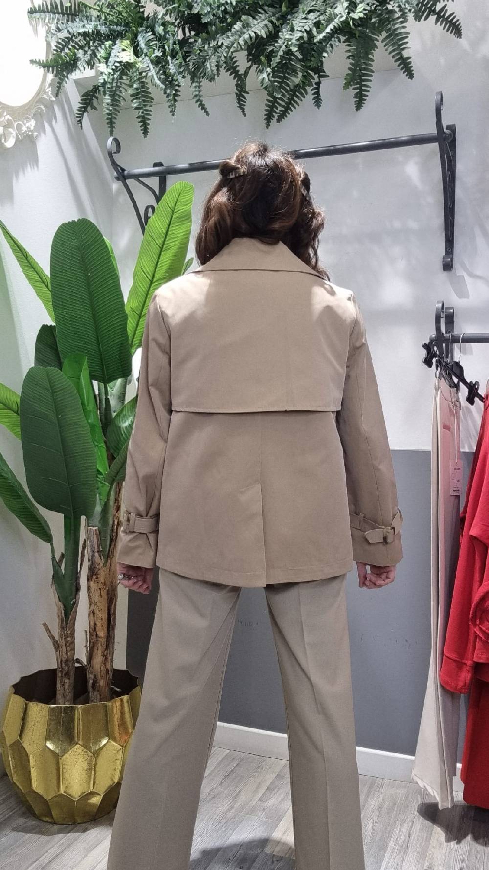 Le Chicche Trench Midi Biscotto