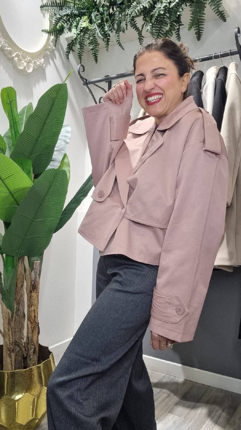 Le Chicche Trench Rosa