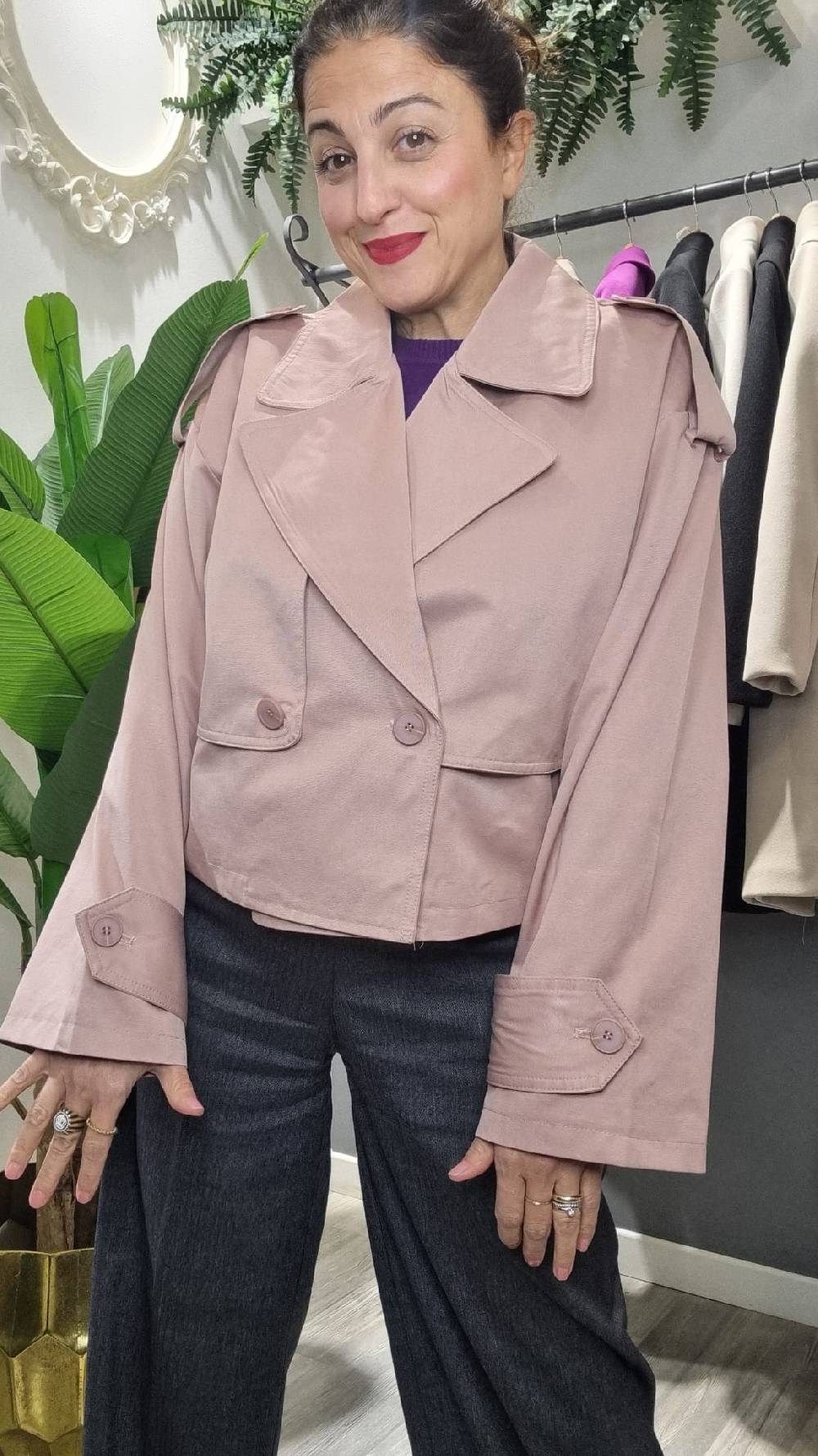 Le Chicche Trench Rosa