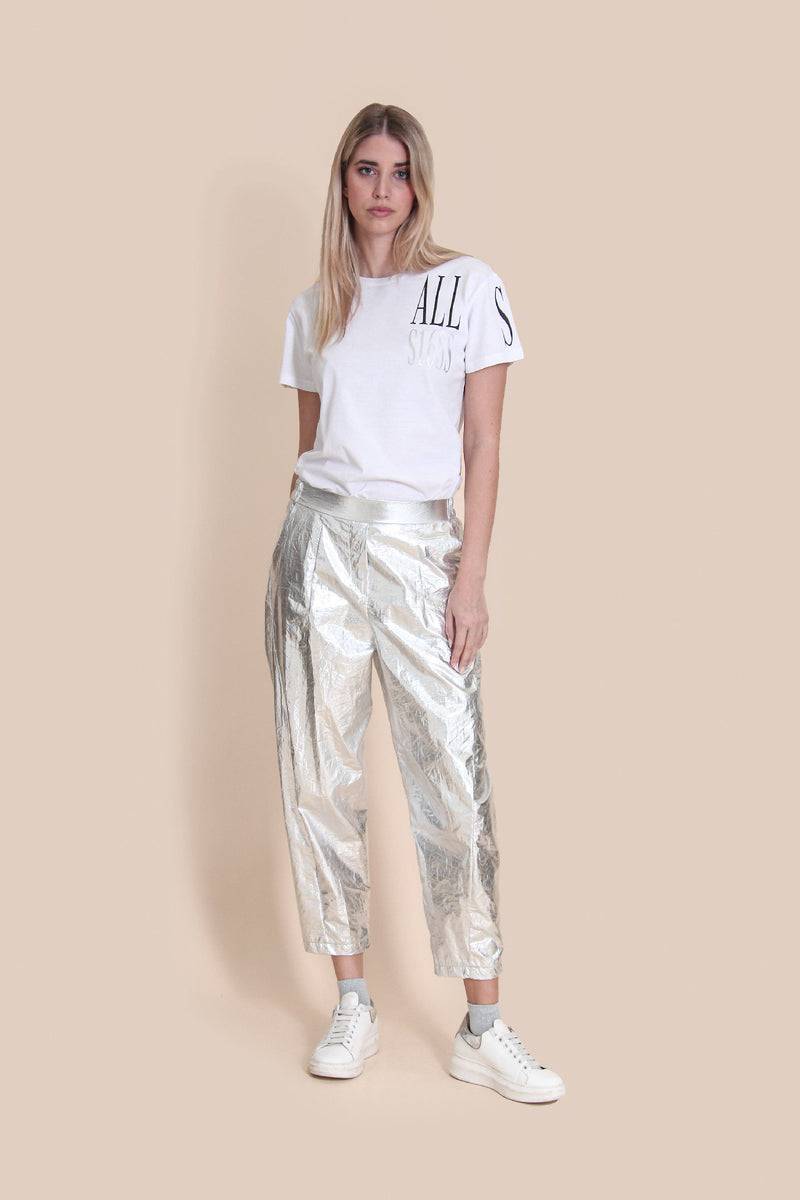 Le Streghe PANTALONE ARGENTO