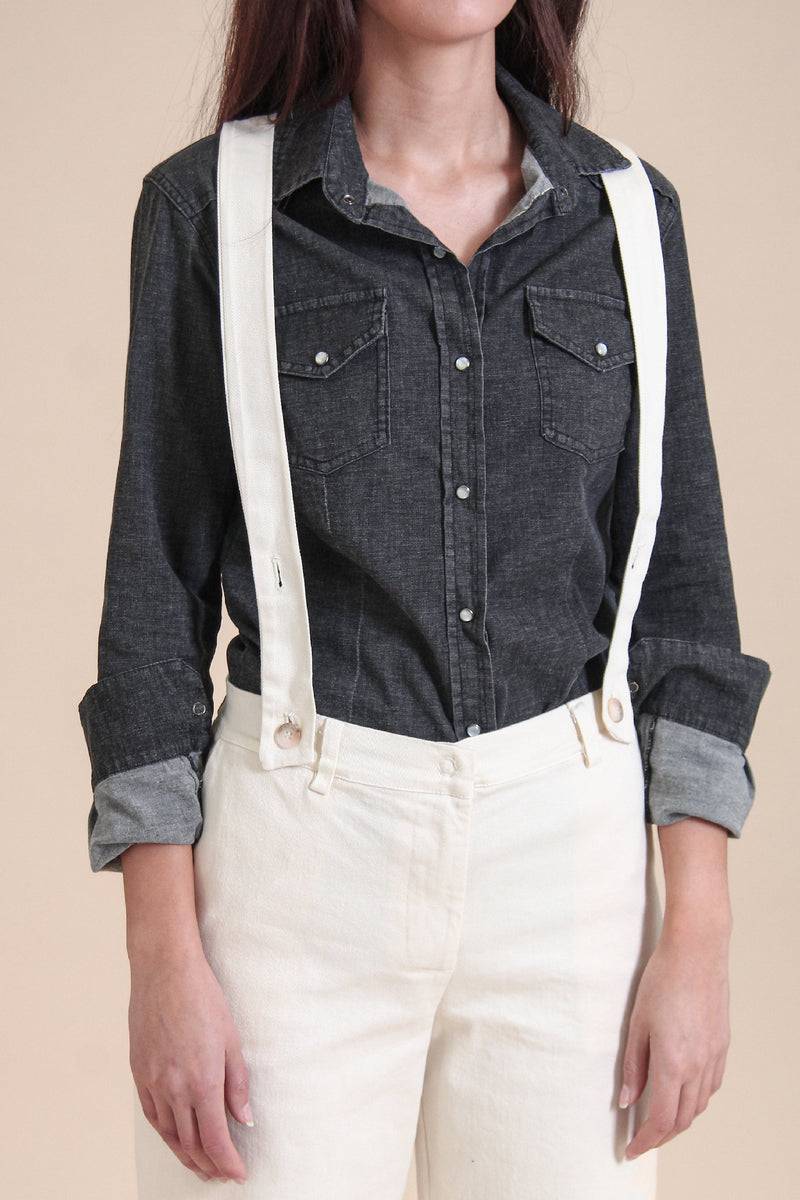 Le Streghe PANTALONE CON BRETELLE