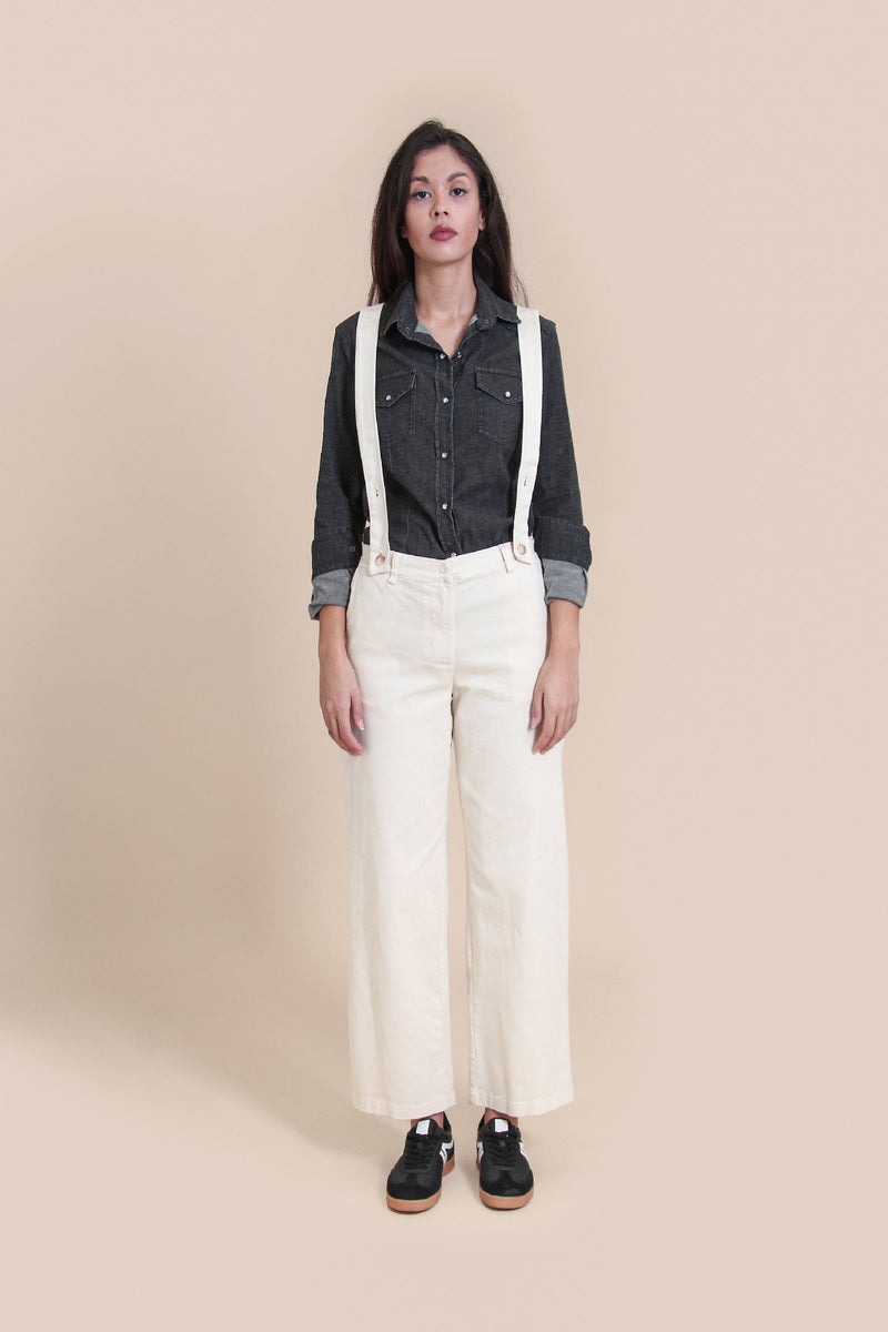 Le Streghe PANTALONE CON BRETELLE