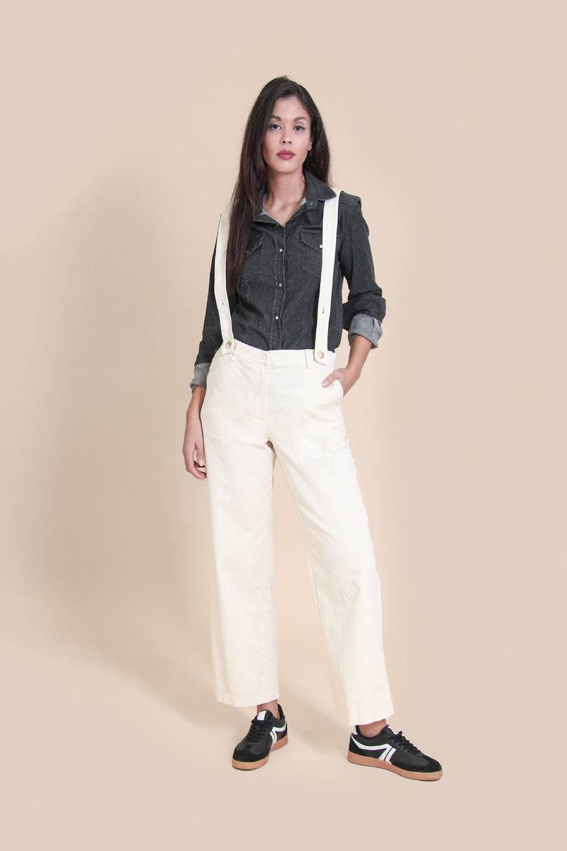 Le Streghe PANTALONE CON BRETELLE