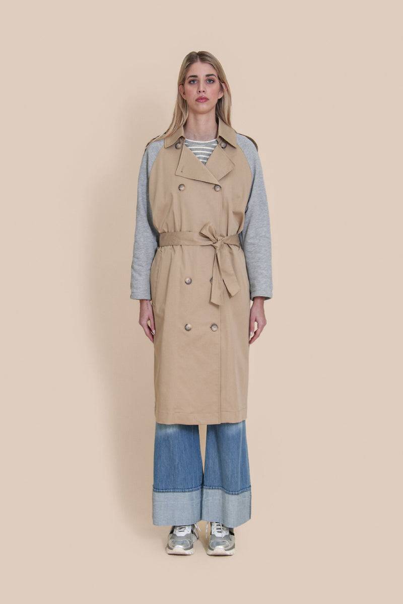 Le Streghe SPOLVERINO CON MANICHE DI FELPA