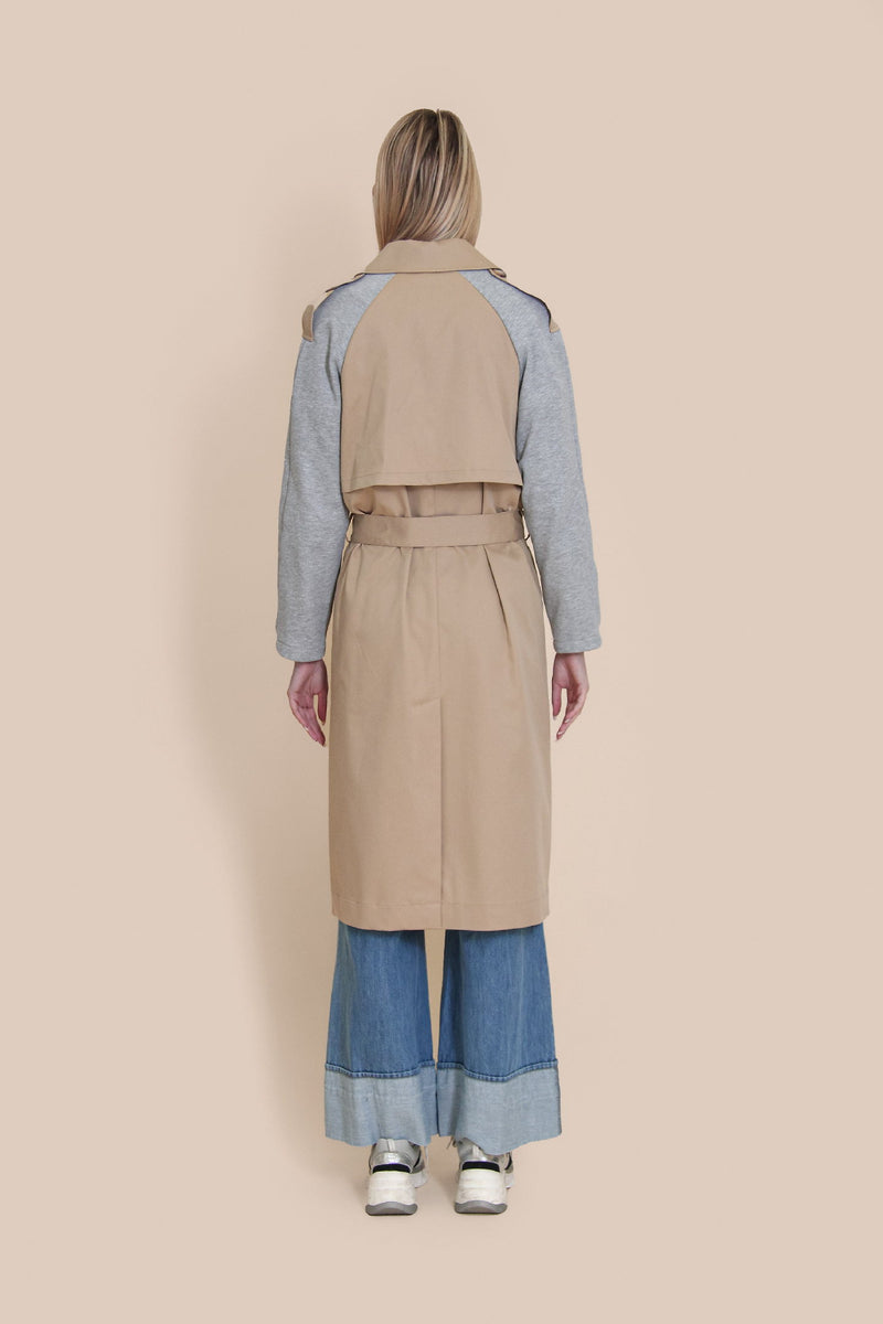 Le Streghe SPOLVERINO CON MANICHE DI FELPA