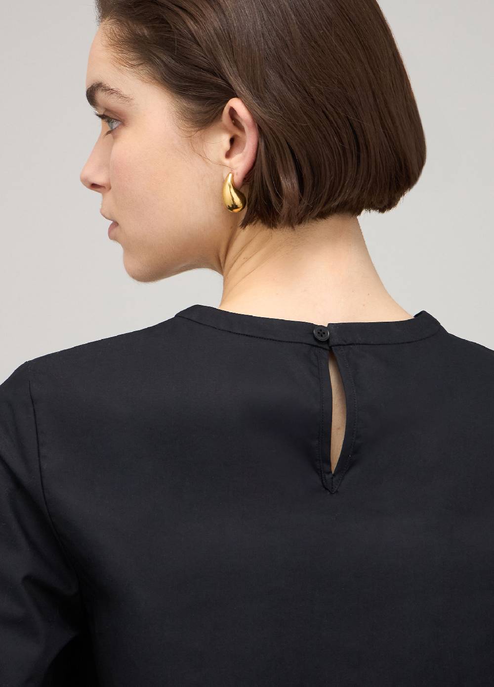 LES COPAINSBlusa In Cotone Con Maniche A Tre Quarti