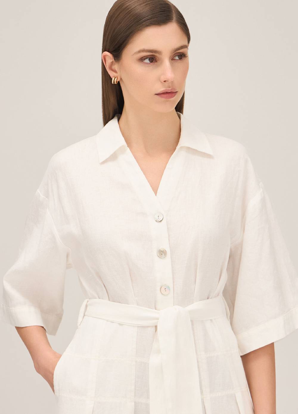 LES COPAINSAbito A Camicia Con Balze