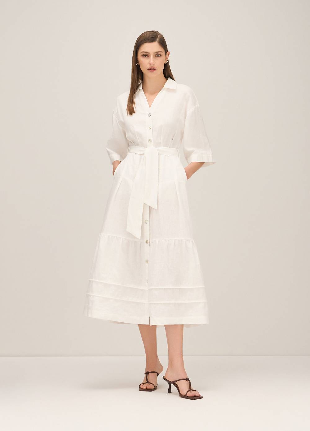 LES COPAINSAbito a camicia con balze