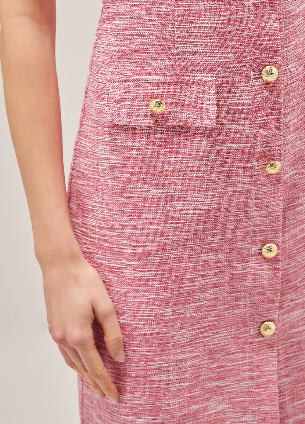 LES COPAINSAbito Corto Misto Cotone Effetto Tweed