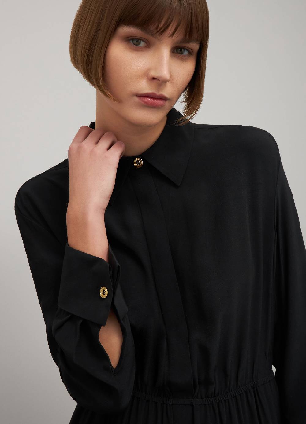 LES COPAINSAbito Midi In Crepe