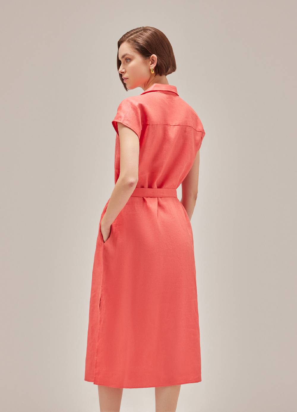 LES COPAINSAbito Midi In Lino