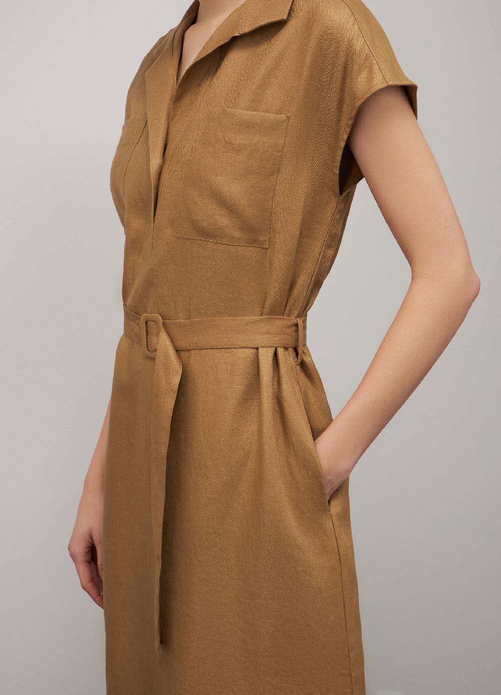 LES COPAINSAbito Midi In Puro Lino