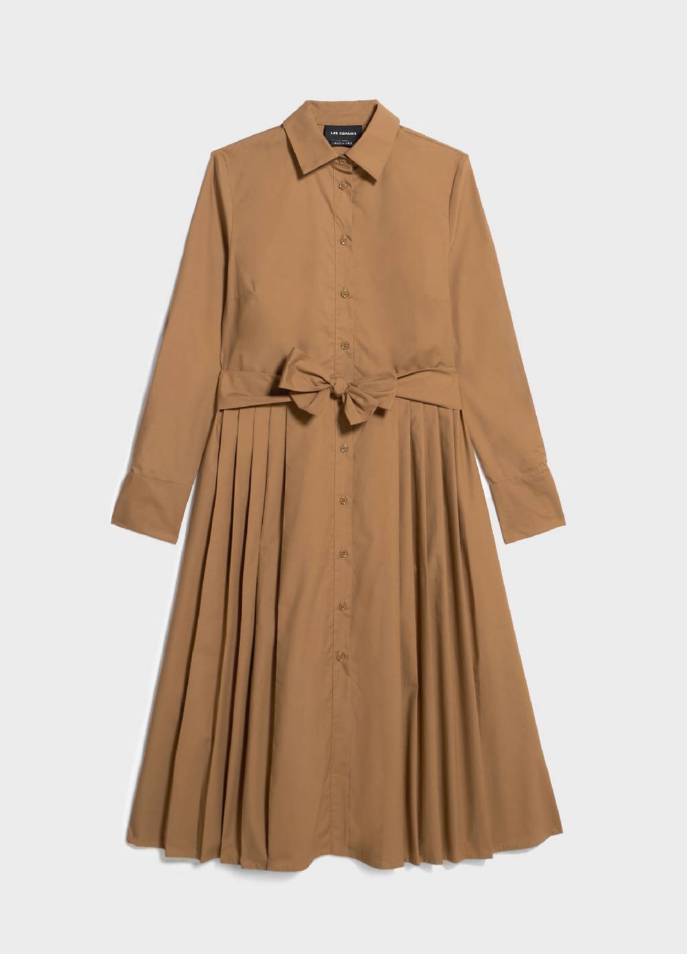 LES COPAINSAbito Plissettato In Puro Cotone