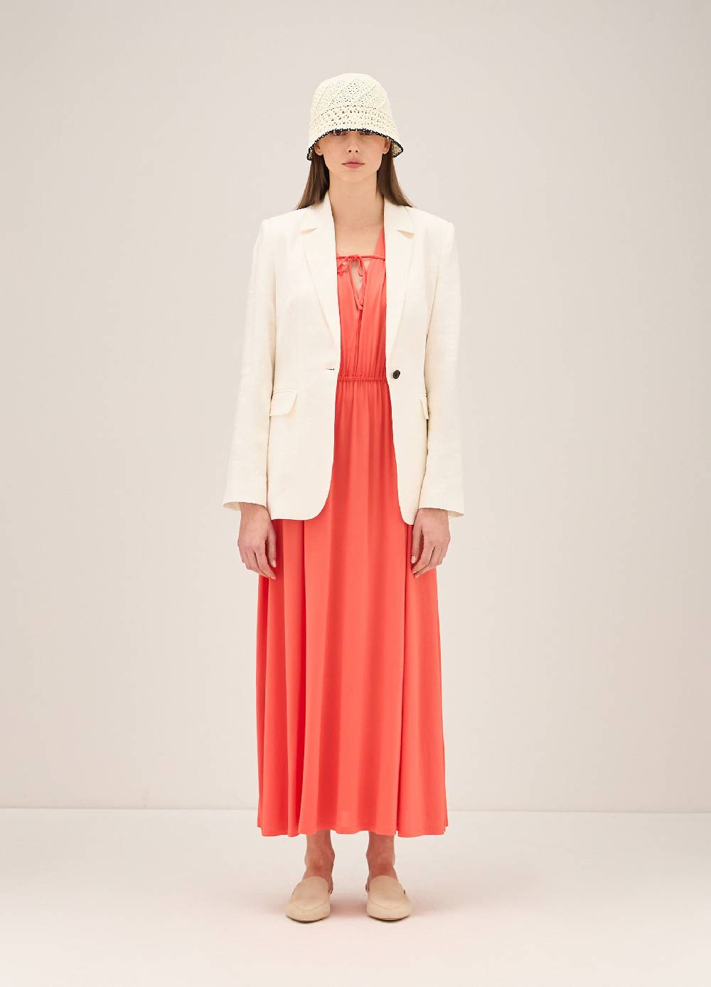 LES COPAINSAbito senza maniche in viscosa stretch