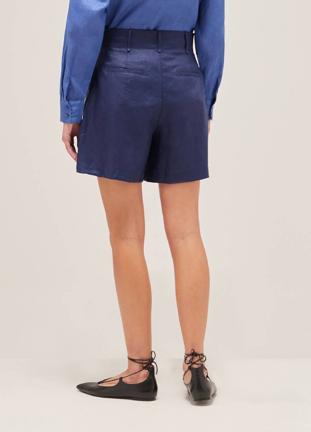 LES COPAINSBermuda In Lino Con Pince