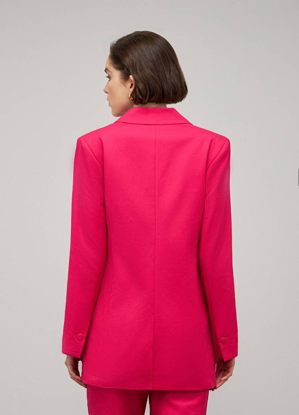 LES COPAINSBlazer Doppiopetto In Cotone Stretch