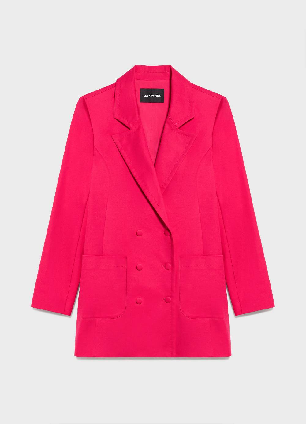 LES COPAINSBlazer Doppiopetto In Cotone Stretch