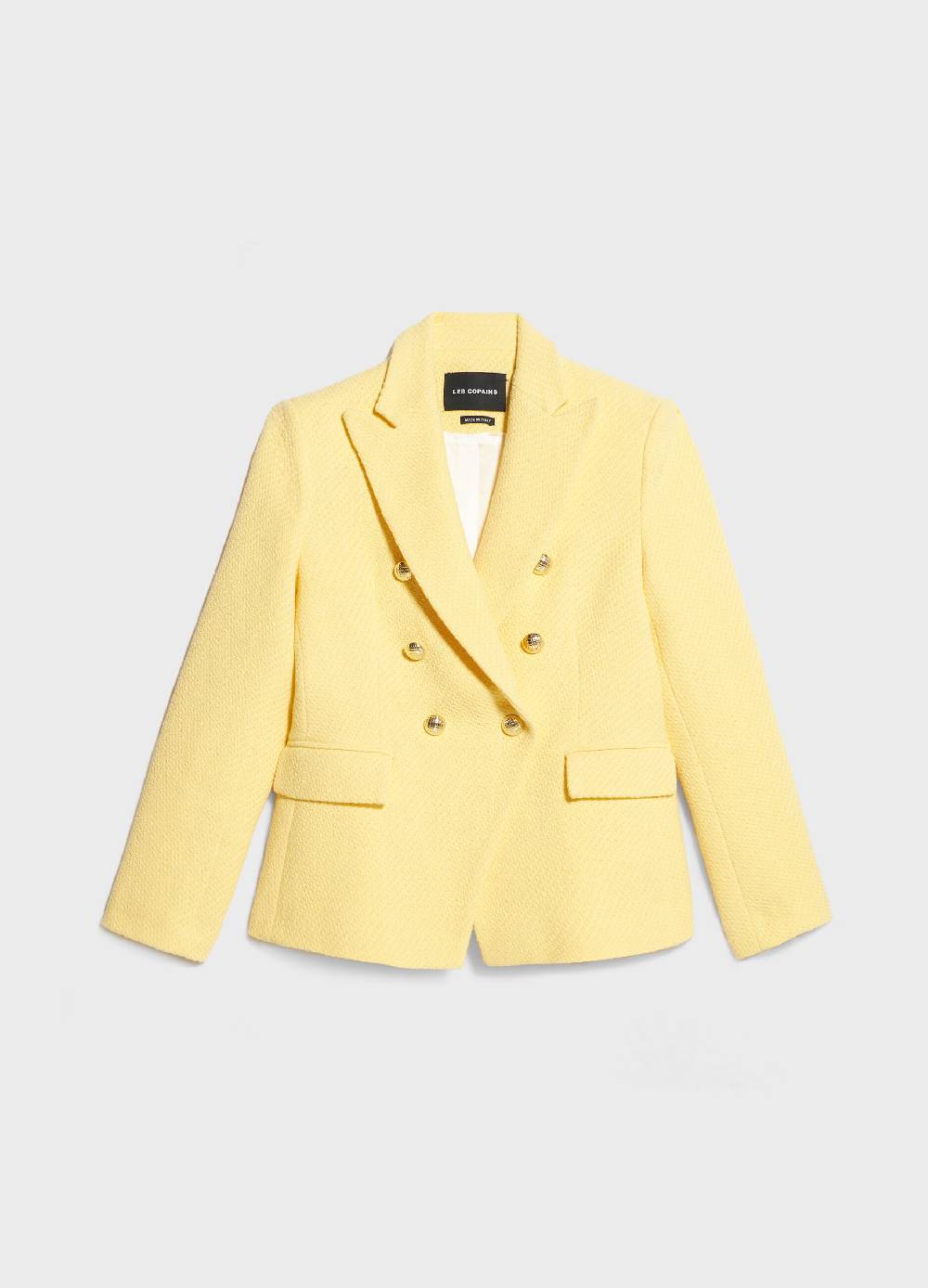 LES COPAINSBlazer Doppiopetto In Misto Cotone