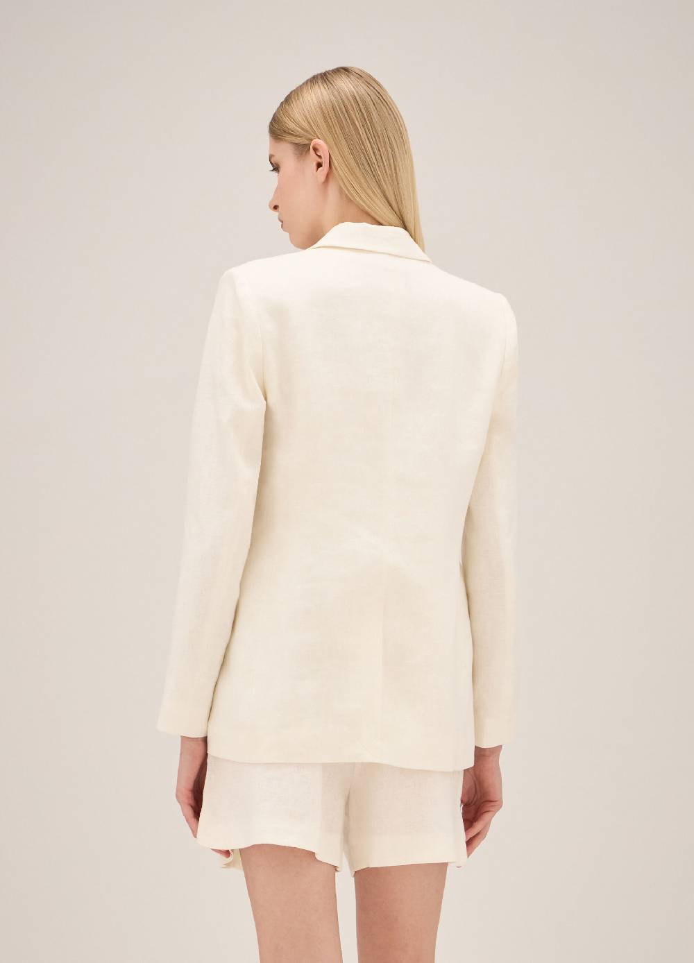 LES COPAINSBlazer In Lino Con Bottone Singolo