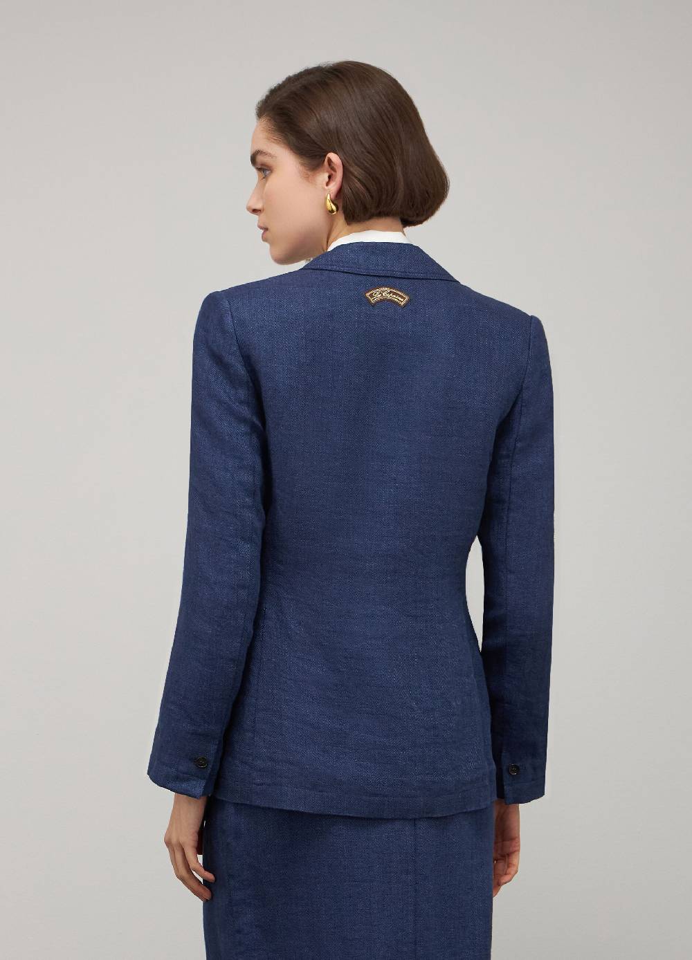 LES COPAINSBlazer In Puro Lino