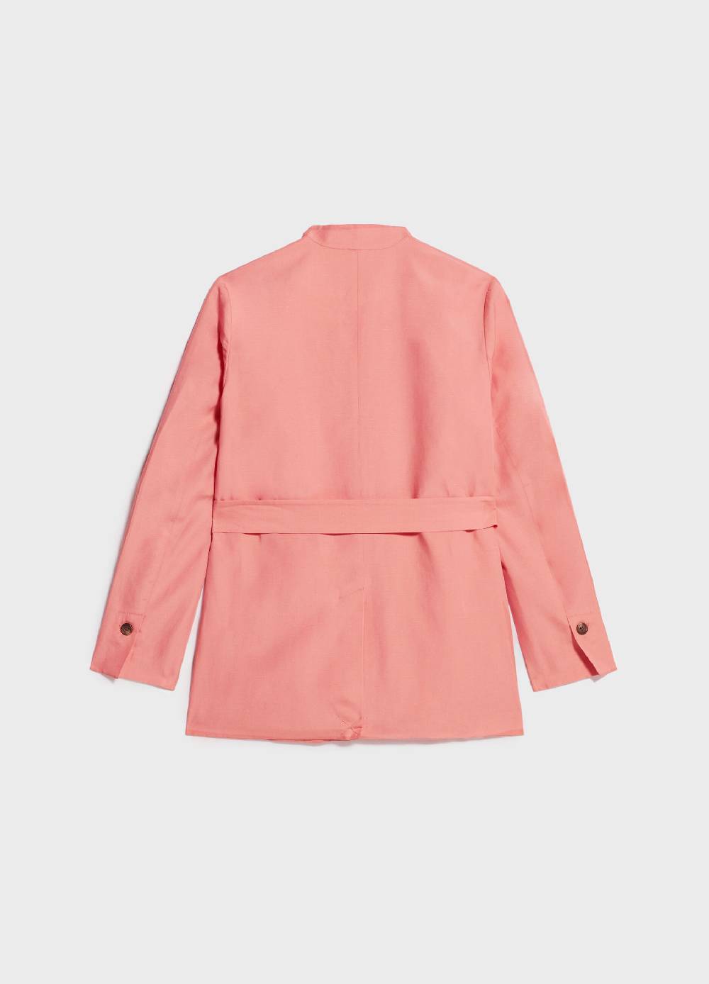 LES COPAINSBlazer Misto Lino Con Cintura