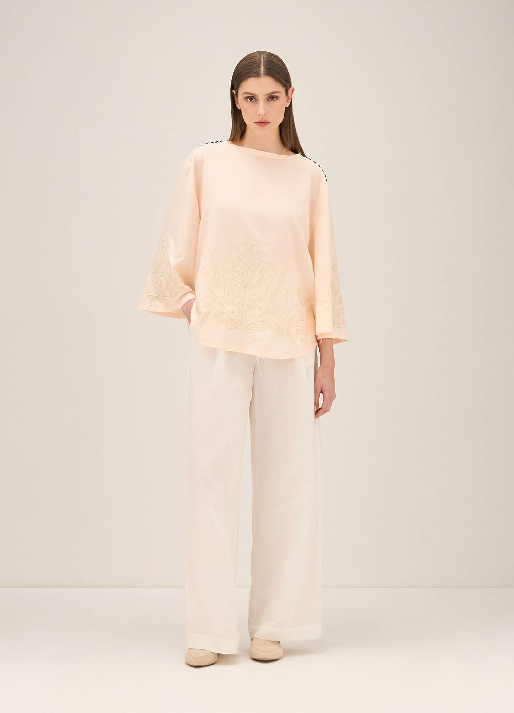 LES COPAINSBlusa con ricami