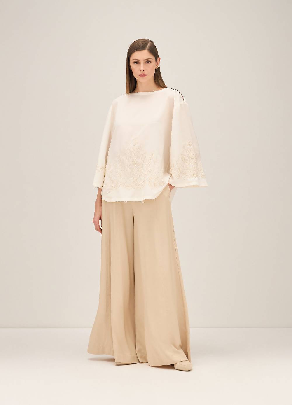 LES COPAINSBlusa con ricami