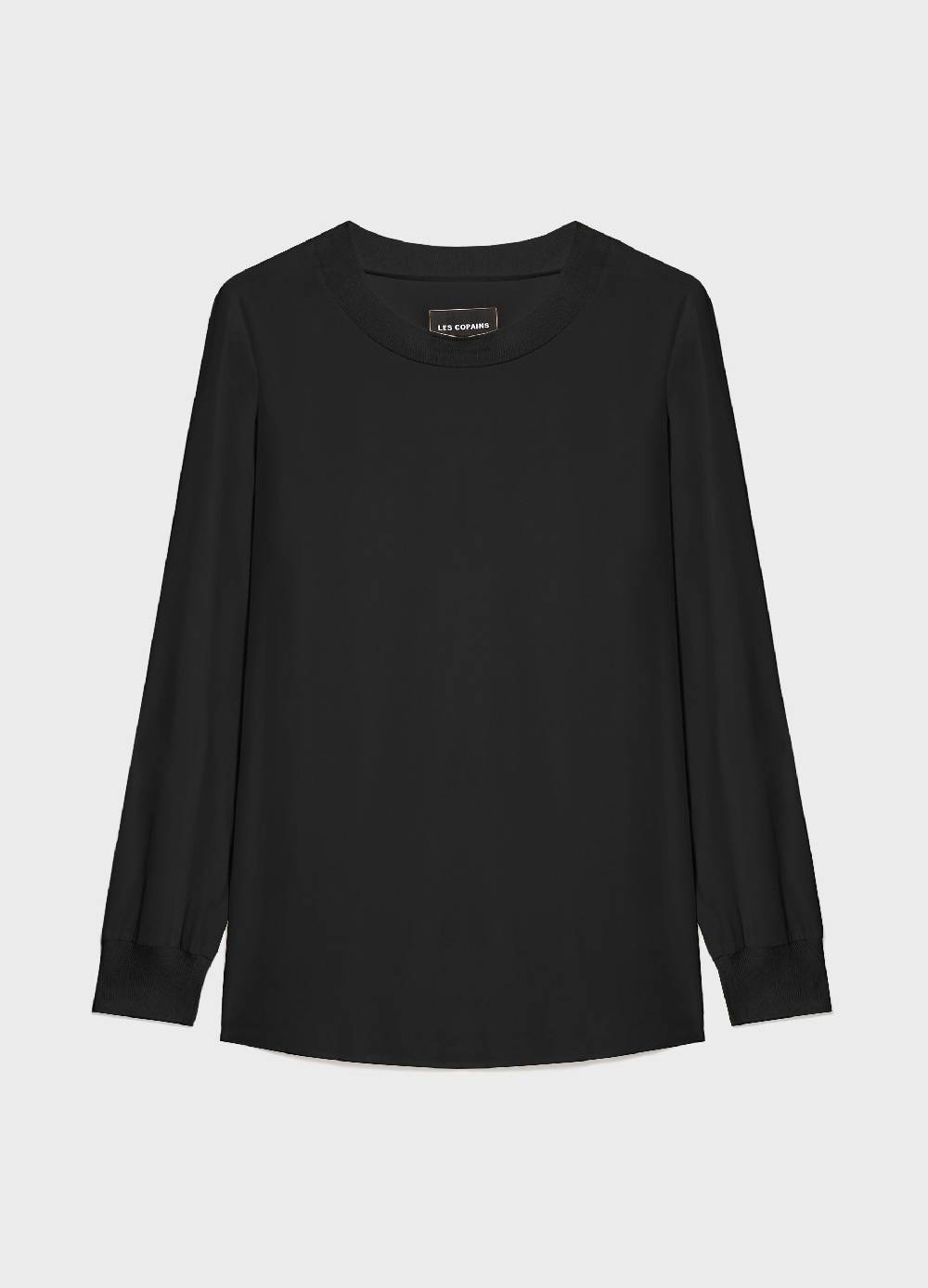 LES COPAINSBlusa Girocollo In Viscosa