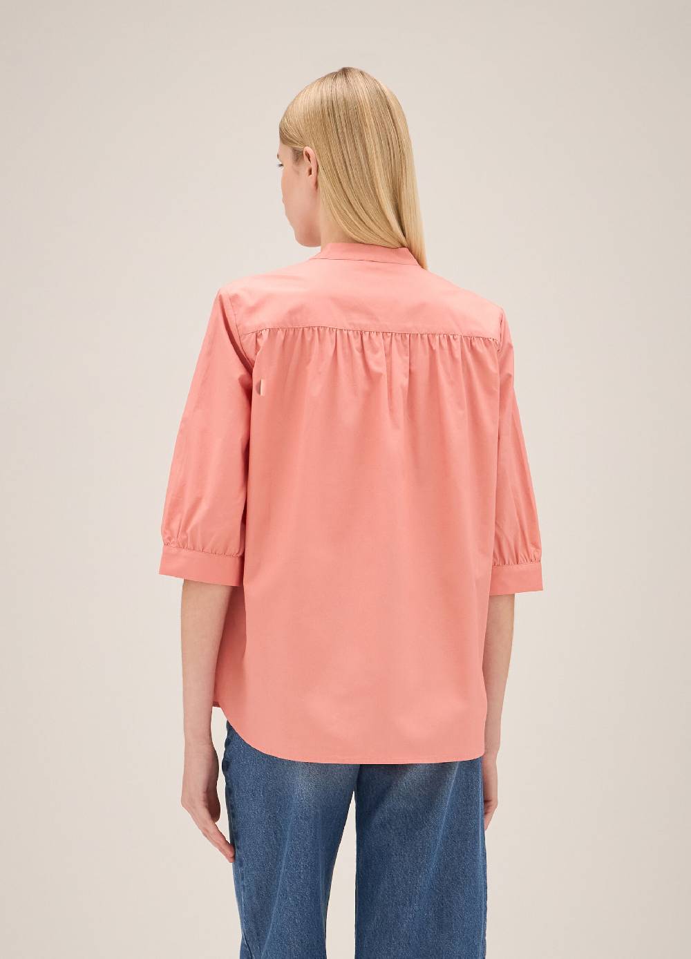 LES COPAINSBlusa In Cotone Manica A Tre Quarti