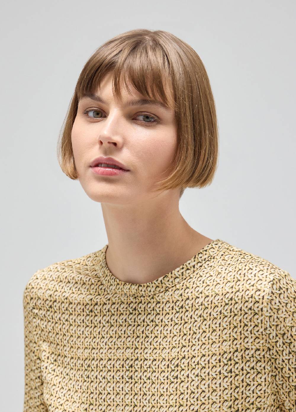 LES COPAINSBlusa Over In Viscosa Stampata