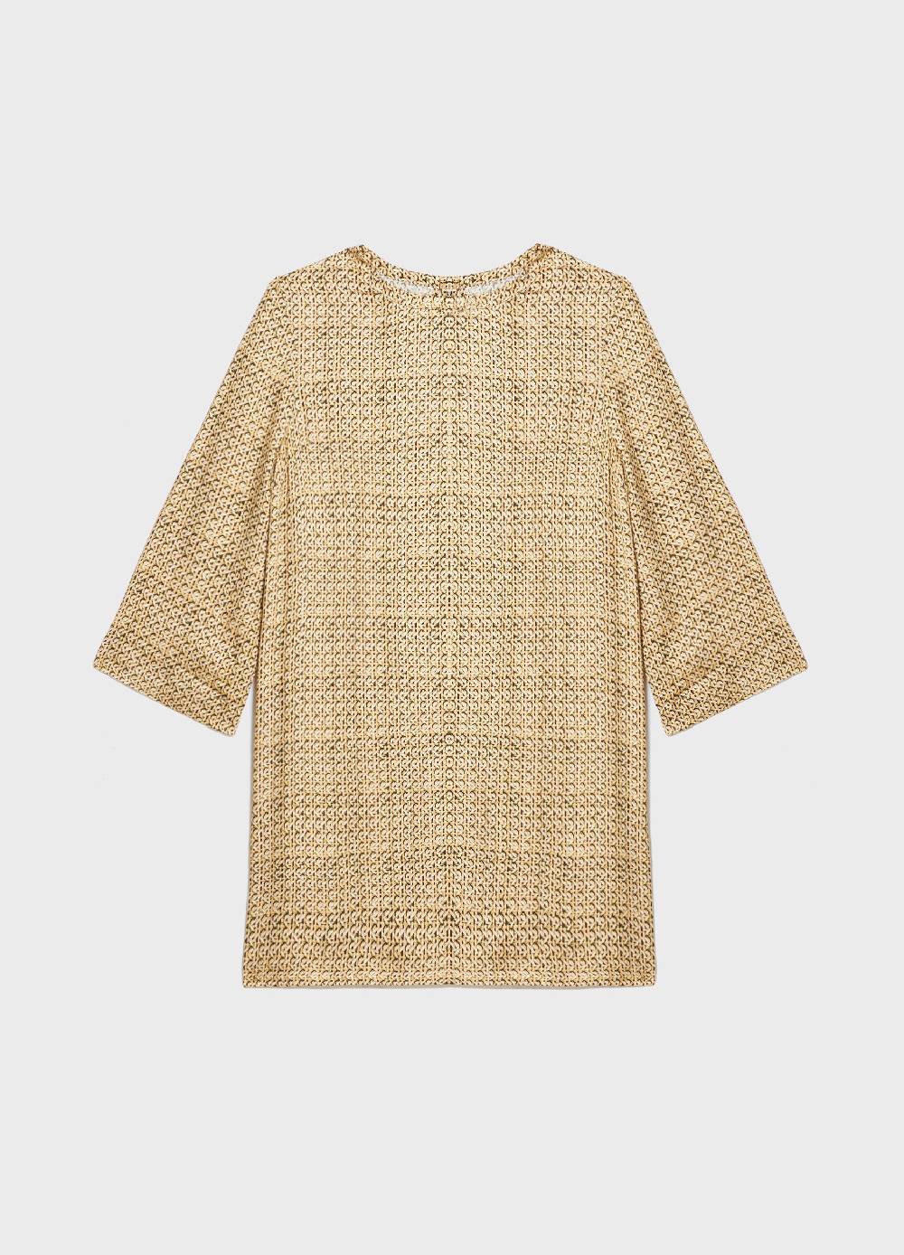 LES COPAINSBlusa Over In Viscosa Stampata