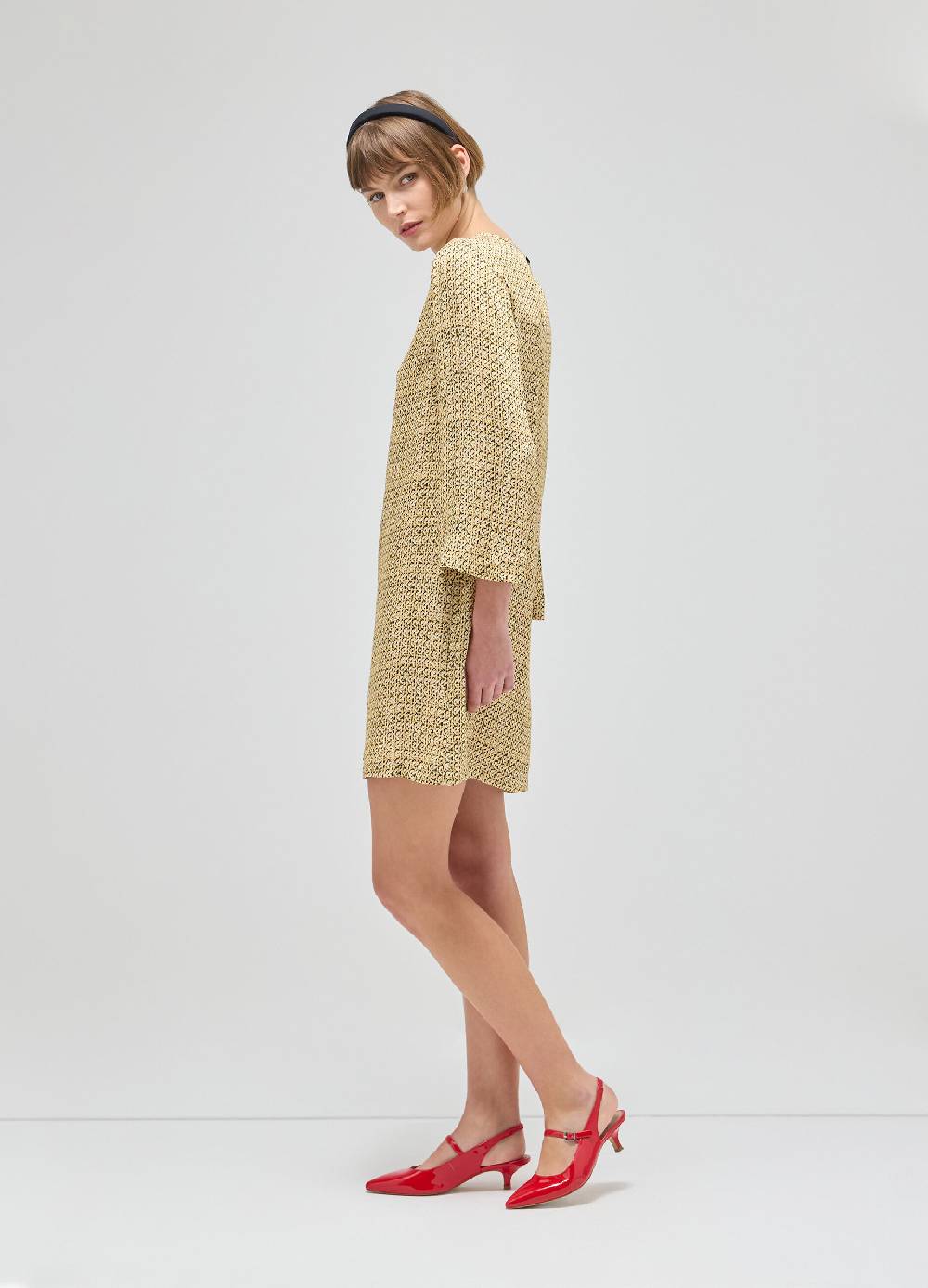 LES COPAINSBlusa over in viscosa stampata