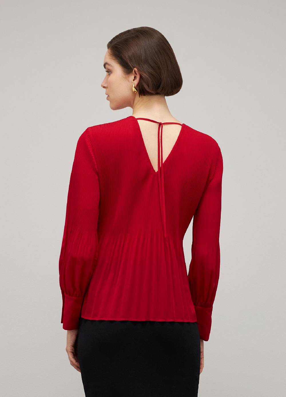 LES COPAINSBlusa Plissettata