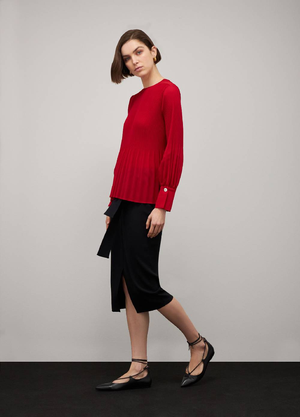 LES COPAINSBlusa plissettata