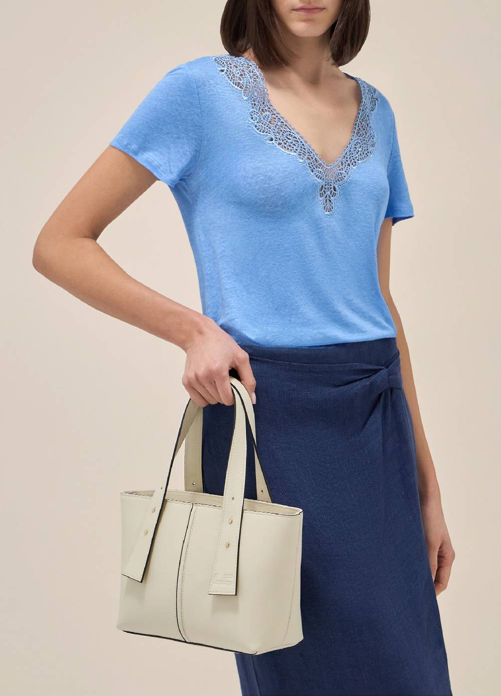 LES COPAINSBorsa a mano in vera pelle