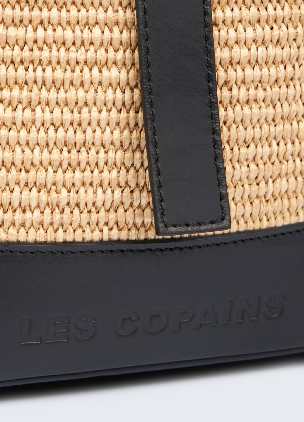 LES COPAINSBorsa In Vera Pelle E Rafia