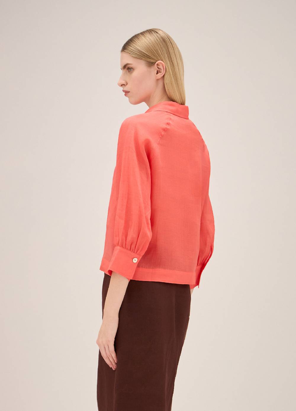 LES COPAINSCamicia A Maniche Lunghe Con Incroci