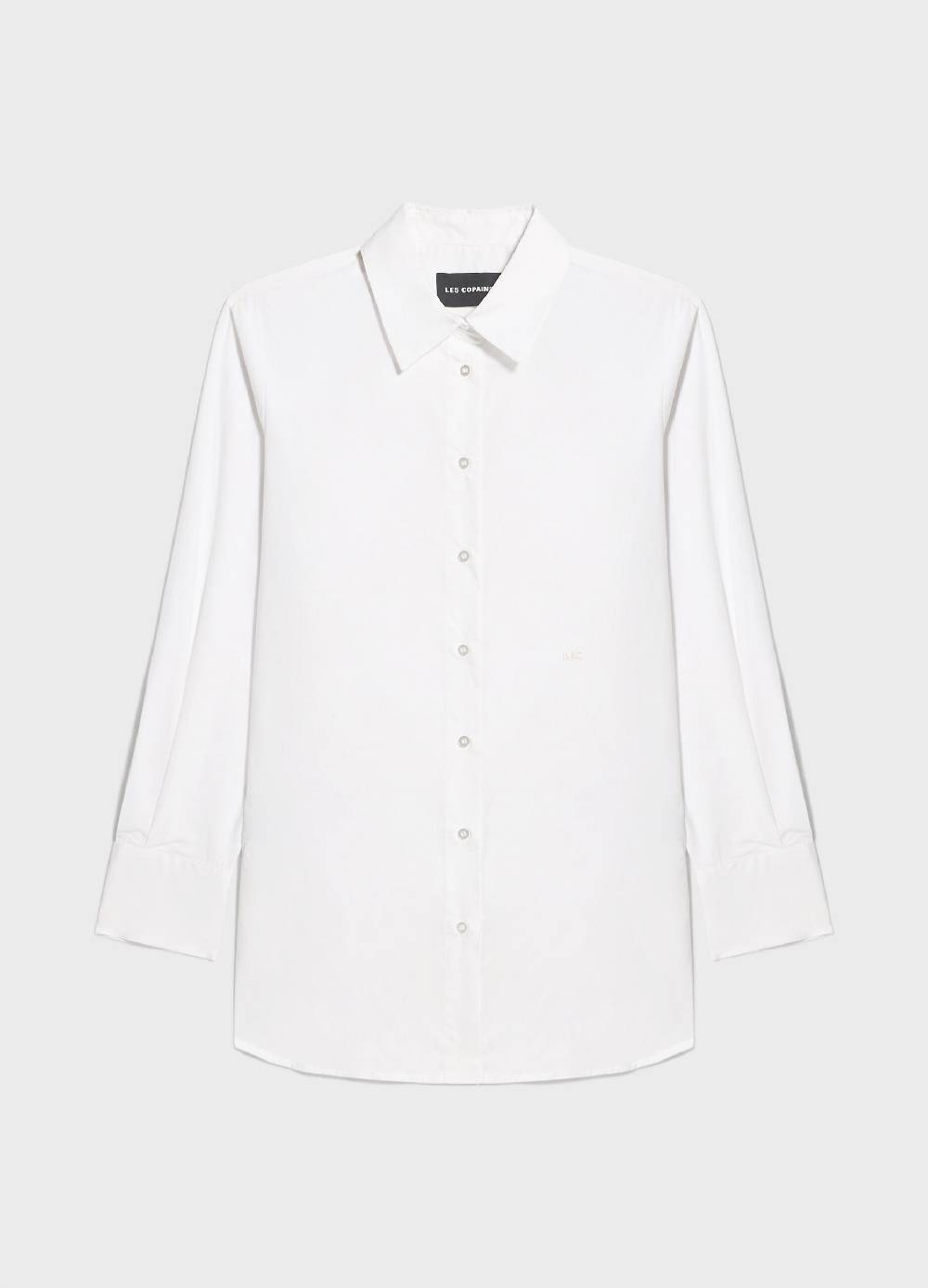 LES COPAINSCamicia A Maniche Lunghe In Cotone