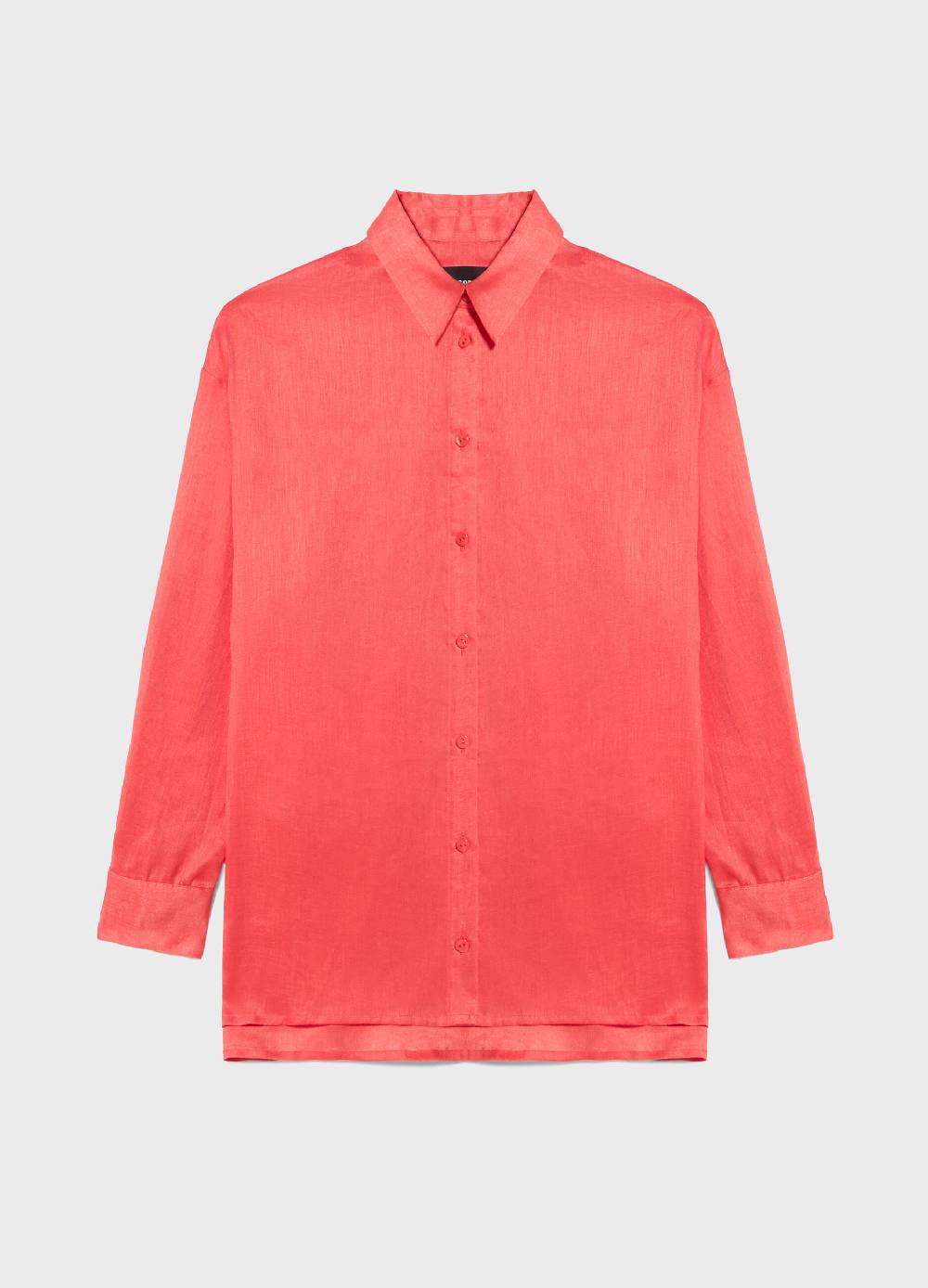 LES COPAINSCamicia A Maniche Lunghe In Lino