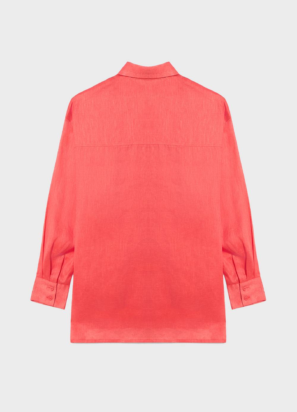 LES COPAINSCamicia A Maniche Lunghe In Lino
