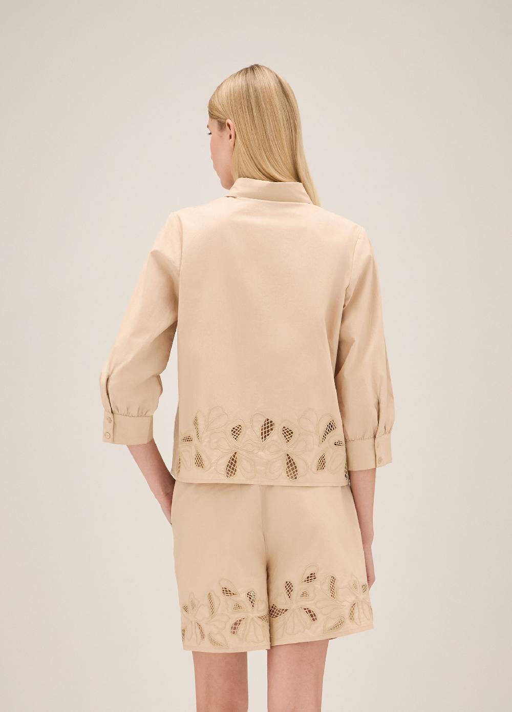 LES COPAINSCamicia In Cotone Con Motivo Floreale