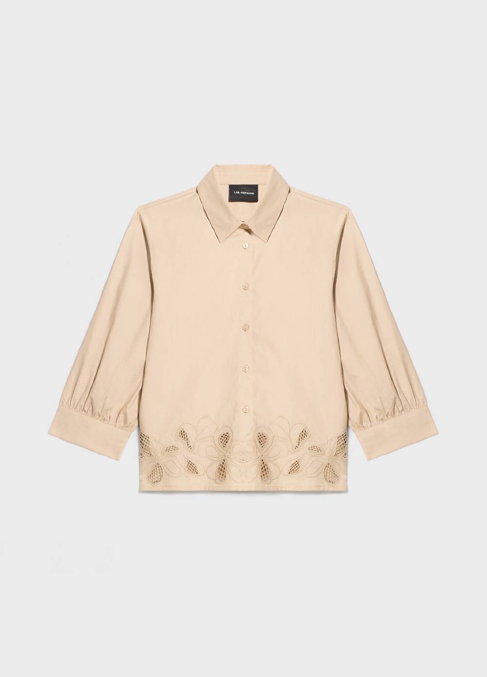 LES COPAINSCamicia In Cotone Con Motivo Floreale