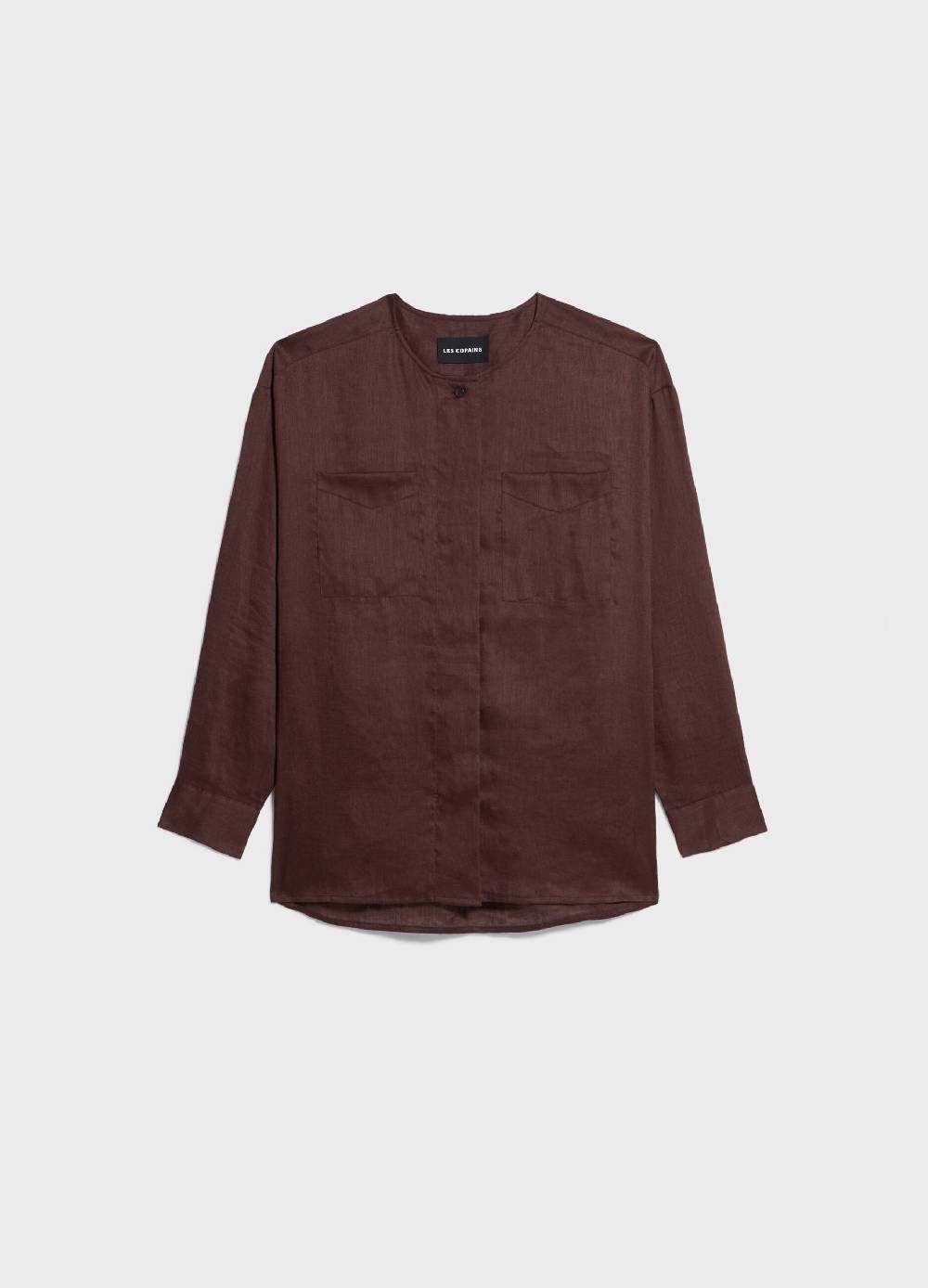 LES COPAINSCamicia In Lino Con Taschini