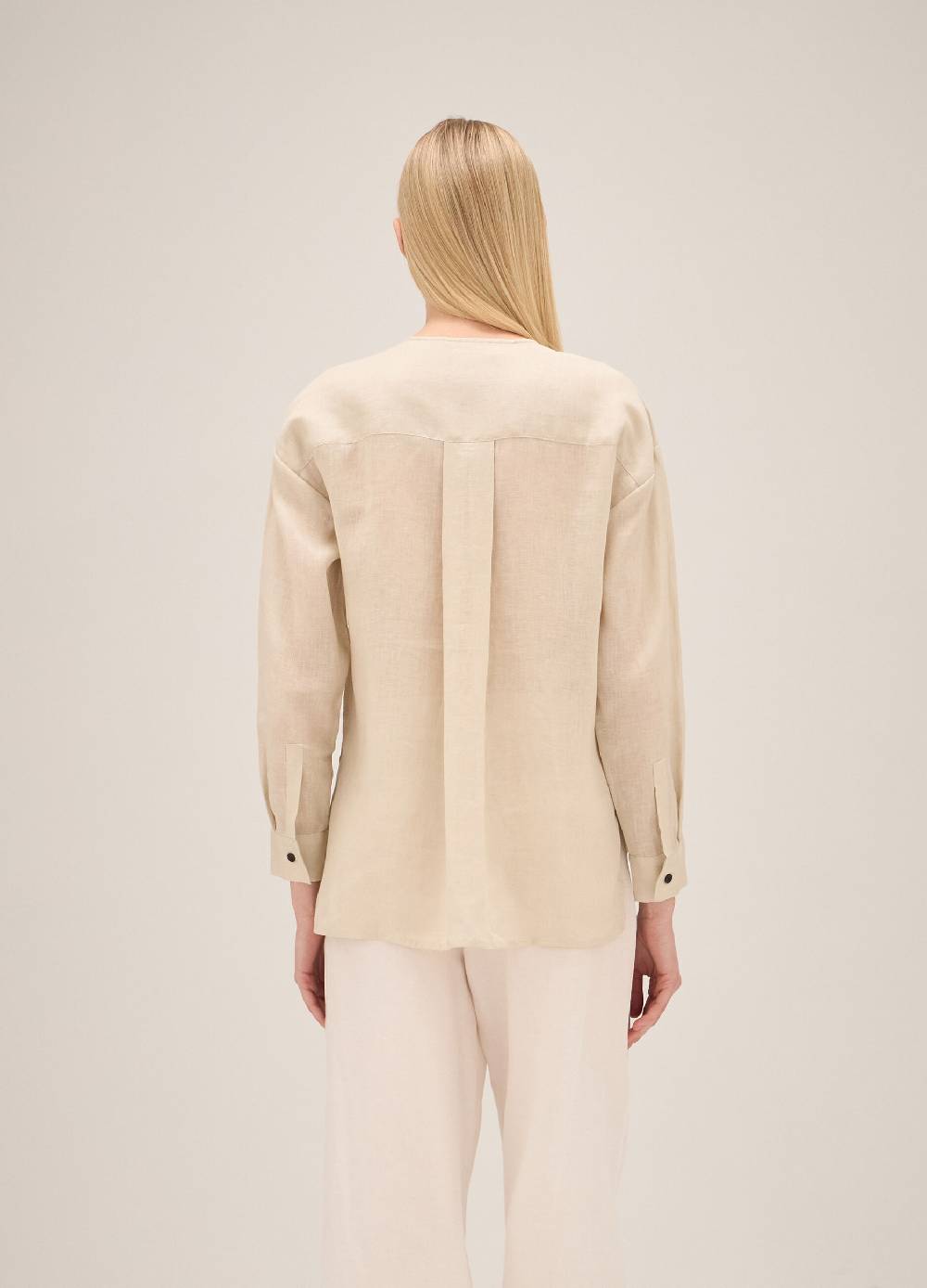 LES COPAINSCamicia In Lino Con Taschini