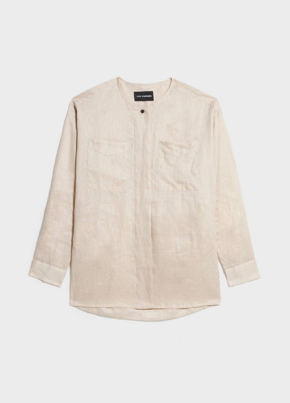 LES COPAINSCamicia In Lino Con Taschini