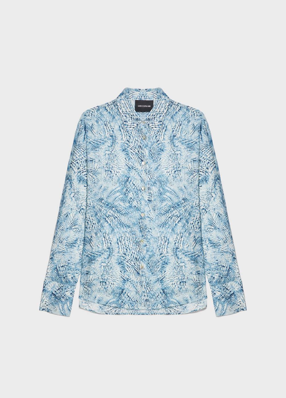 LES COPAINSCamicia Optical In Ramié