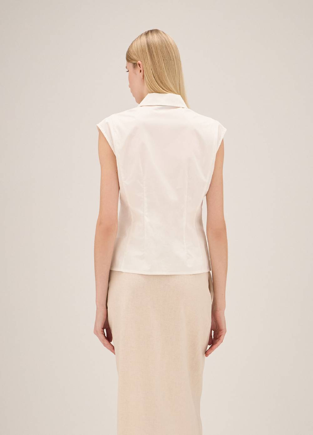 LES COPAINSCamicia Senza Maniche In Cotone