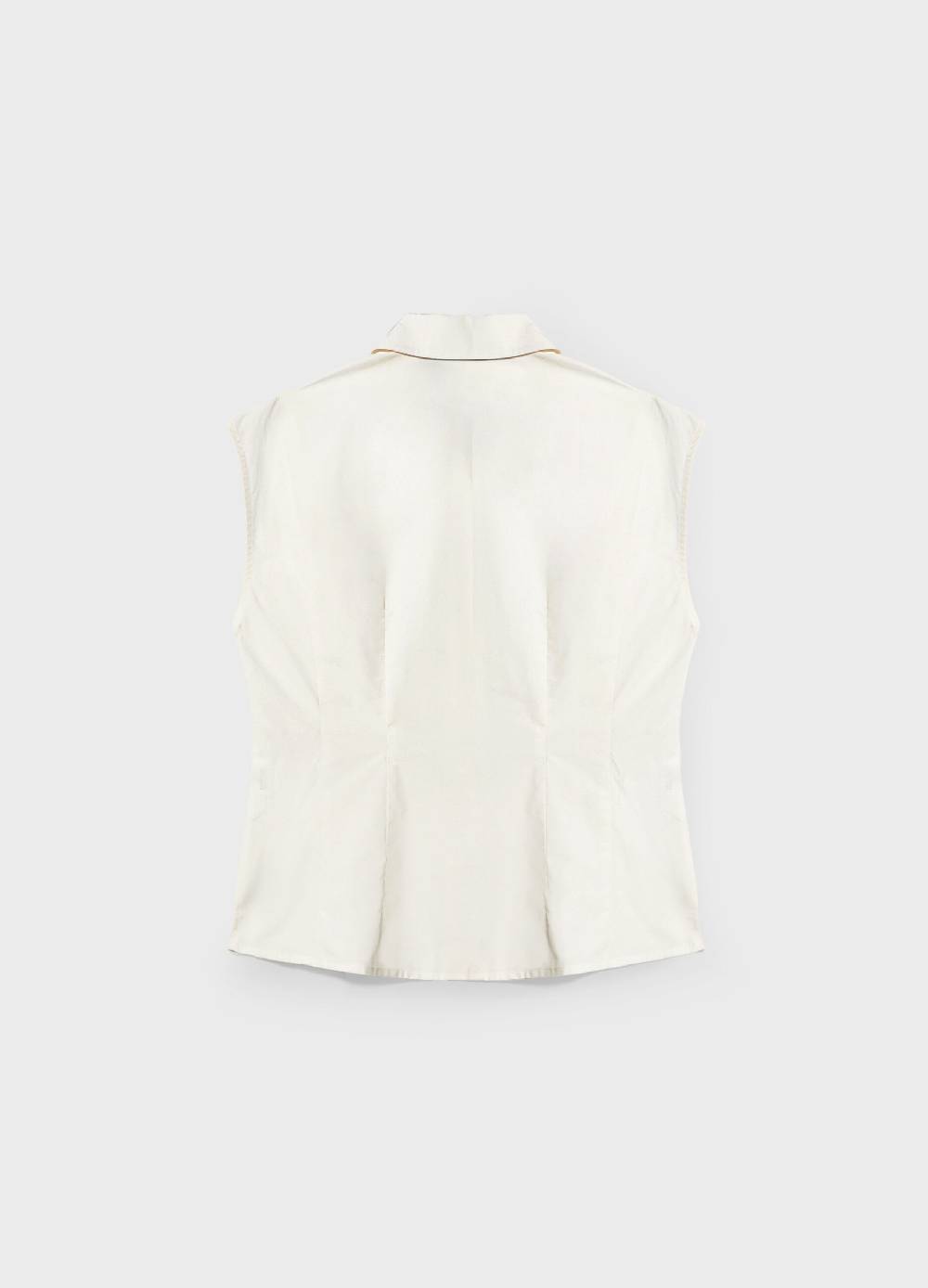 LES COPAINSCamicia Senza Maniche In Cotone