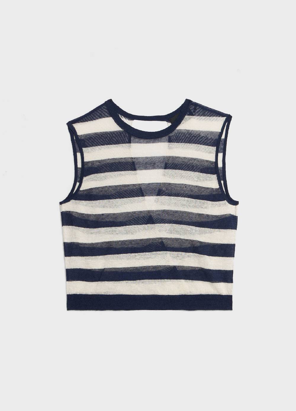 LES COPAINSCanotta Tricot In Misto Lino